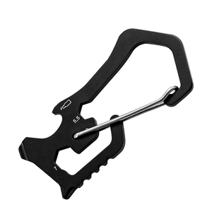 Carte multi-outils <span class=keywords><strong>EDC</strong></span> <span class=keywords><strong>6</strong></span> en 1 pour l'extérieur, outil de poche, accessoires de porte-clés pour le camping, la survie et les situations d'urgence - Product Image 1