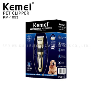 Tondeuse pour animaux <span class=keywords><strong>de</strong></span> compagnie Kemei KM 1053, rechargeable par USB, tondeuse électrique professionnelle pour animaux <span class=keywords><strong>de</strong></span> compagnie, outil <span class=keywords><strong>de</strong></span> <span class=keywords><strong>toilettage</strong></span> pour animaux <span class=keywords><strong>de</strong></span> compagnie - Product Image 4