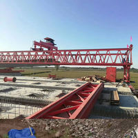 Grúa pórtico de lanzamiento de vigas prefabricadas de doble viga de 50-900 toneladas para construcción de autopistas y ferrocarriles, CE ISO, personalizada