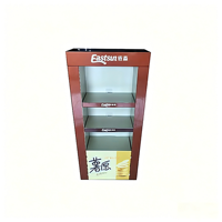 Présentoir à collation en carton personnalisable, multi-étagères, pour point de vente, supermarché, chips, croustilles, merchandising FSDU