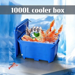 Glacière de pêche isotherme 1000L en plastique rotomoulé, prix usine, pour transport de fruits de mer et aliments, bac à poisson isolé - Product Image 5