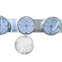 Nouvelle Arrivée : Lumières LED RGBW 24V 65mm à Circuit Imprimé Remplaçable IP65 en Matériau PC pour Manèges de Parc d'Attractions, Éclairage Ponctuel à CRI Élevé