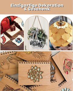 <span class=keywords><strong>Pannello</strong></span> in <span class=keywords><strong>Compensato</strong></span> ROWOOD 3mm A3 420x300mm Confezione da 6, Legno di Alniphyllum Fortunei Tagliato su Misura Non Trattato per Modellismo e Lavorazione Laser - Product Image 5