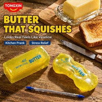 TONGXIN Vente en gros Bâton de beurre de vaseline jouet sensoriel souple élastique anti-stress, cadeau de farce pour la cuisine, lot en vrac OEM