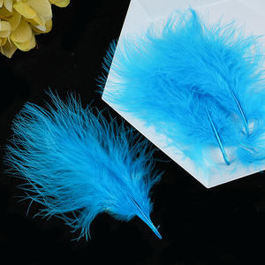 Venta al por mayor barato 30 colores en stock suelta a granel Turquía sangre marabú pluma para la decoración de la fiesta de Carnaval - Product Image 1
