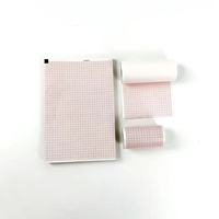 Rouleaux de papier thermique ECG à grille rouge 100 % pâte de bois de haute qualité 110 mm, papier de caisse médical 12 canaux pour papier certifié
