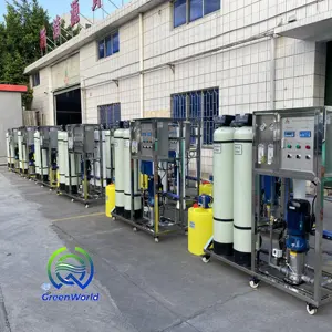 500LPH desalination plant reverse osmosis plant system well softener water treatment chemicals ro water filtration machine set