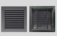 Grilles de protection anti-pluie pour unités extérieures de climatiseur, en alliage d'aluminium