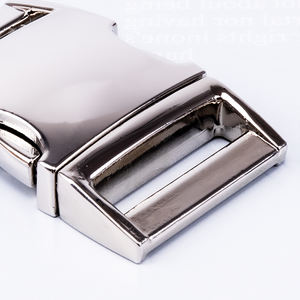 الجملة سعر المصنع الجانب الإصدار الفضة مشبك معدني ل طوق بكلاب - Product Image 2