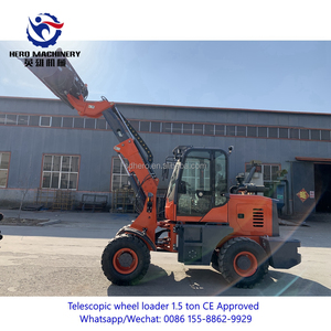 Pemuat MIni teleskopik MR1500 roda Mini pemuat 1500 kg CE EURO5 mesin Epa Crawler Diesel ujung depan teleskopik - Product Image 3