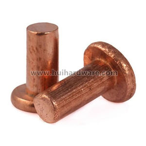 Cuivre solide à tête plate <span class=keywords><strong>rivet</strong></span> - Product Image 6