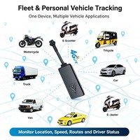 Traceur GPS pour moto et voiture, positionnement en temps réel, coupures de carburant et d'alimentation à distance