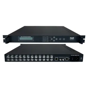 Цифровой ТВ 8 в 1 MPEG2 кодирование CVBS IP к DVBT RF модулятор кодировщик модулятор