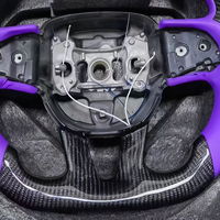 Accessoires de voiture bleus, volant pour Dodge Charger Challenger Hellcat Charger Challenger SRT RT 2015, fibre de carbone