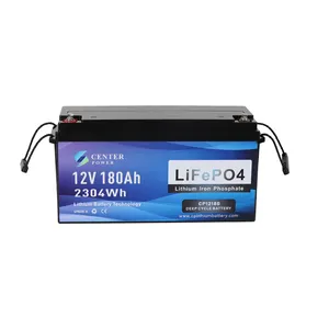 LiFePO4 골프 카트 12v 자동차 100 200 180 amp 시간 리튬 철 인산염 배터리