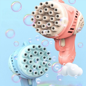 Pistola de Burbujas de Dibujos Animados para Niños, Automática, con Luz, Espuma Divertida para Bodas, Máquina de Burbujas Eléctrica para Niños, Juguete de Verano para Exteriores - Product Image 6