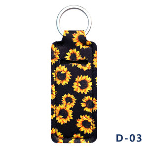 Rectangular Metal Snap Keychain with Slots - New Lip Balm Clip Keychain - Unique Personalized Accessory - Product Image 3