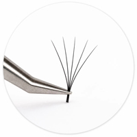 Extensions de cils haut de gamme faites à la main BSF 5D ultra-douces sans boucles, qualité salon, 7-18mm, fabriquées en Chine, emballage personnalisé avec logo