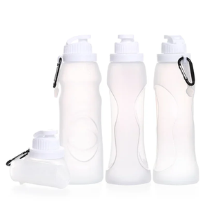 Bouteille d'eau en silicone pliable de 500ML, tasse de sport portable, bouteilles de boisson légères pliables, pour cyclisme, voyage, Sports de plein air - Product Image 6