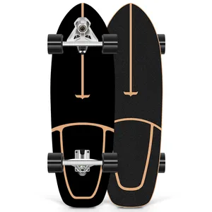 Produits de gros 30 pouces Surf Skate Cruiser Skateboard Maple Land Surfboard