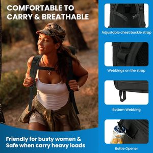 กระเป๋าเป้สะพายหลังแบบขยายได้, กระเป๋าเก็บความเย็นกันรั่วซึมสองชั้นกระเป๋าเก็บความเย็นกันน้ำน้ำหนักเบาพกพาได้ - Product Image 3