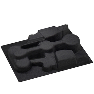Bandeja de pulpa Productos electrónicos reciclables de alta calidad Cajas de papel de embalaje para caja de regalo magnética embalaje Pulpa de caña de azúcar - Product Image 2