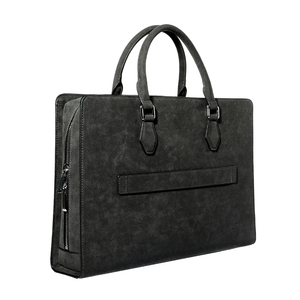 Maletín de Lujo Personalizado para Portátil en Alcántara, Bolso de Mano Premium, Resistente y Portátil para Negocios - Product Image 1
