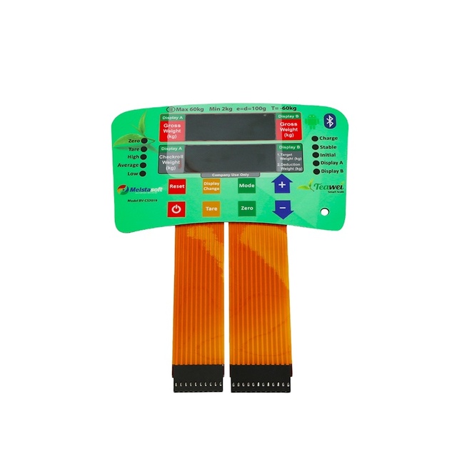 Silk Screen Printing Custom Design Labels and Sticker Decals Control Panel Graphic Overlay for Medical Electronics