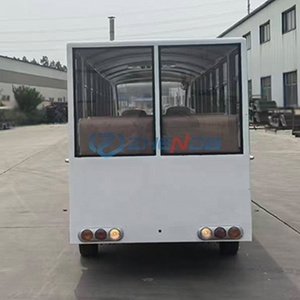 New Products White Four-Wheel Electric Sightseeing Vehicle 23 Seats Sales Office Tour Scenic Area Reception Electric Bus & <b>Car</b> - Product Image 4