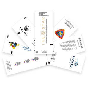 Étiquettes autocollantes personnalisables en papier thermique, étiquettes d'entrée événementielle imperméables et bracelets d'identification numérotés - Product Image 1