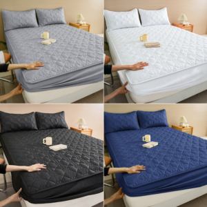 כיסוי מזרן עמיד למים להתאמה אישית זמין במגוון גודל וצבע מזרן כיסוי מגן מצויד גיליון - Product Image 5