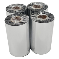 Lilin pita termal 110mm * 300m, untuk pencetak kode batang Zebra TSC Godex