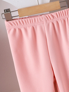 New Autumn Winter Thickened Cute Lace Trim <b>Patchwork</b> Loungewear Set for Kids Clothing Girls 2-7Y - Product Image 3