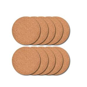 Custom Logo <b>Cork</b> <b>Coasters</b> - Round & Square Heat-Resistant Drink Pads for Ceramics, Minimalist Tableware - Product Image 2