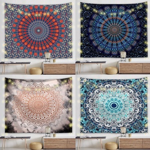 Psychédélique Bohême Premium Vintage Ambiance Raffinée Chambre Esthétique Mandala Série Tapisseries Médiation Yoga Pique-Nique Tapis - Product Image 5