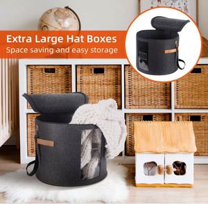 Free Sample <b>Large</b> <b>Hat</b> Storage <b>Box</b> 19'' <b>Hat</b> Boxes for Women Storage <b>Large</b> Round <b>Hat</b> Boxes for Men - Product Image 2
