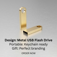 Clé USB promotionnelle en métal MINI personnalisable, 4 Go-128 Go, avec logo OEM, USB 2.0, garantie 5 ans, vente en gros, nouveauté