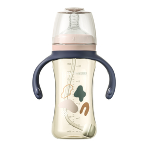 Vente en gros Nouveau-né Biberon Anti Colique Blanc Clair 300ml Biberon pour Bébé avec Poignées SANS BPA Biberons Pour <span class=keywords><strong>Bebe</strong></span> - Product Image 2