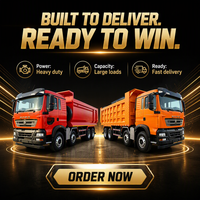 Camion benne basculante 6/8x4 robuste, directement d'usine, pour les entreprises de construction en Afrique et au Moyen-Orient