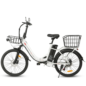 Stock de fábrica para Samebike 24 pulgadas plegable bicicleta eléctrica de <span class=keywords><strong>ciudad</strong></span> 36V batería de litio fuente de alimentación 7 velocidades equipo electrónico - Product Image 3