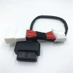 90980-12770 90980-12771 여성 J1962 OBD2 여성 피그 자동차 진단 케이블 20CM Tesla