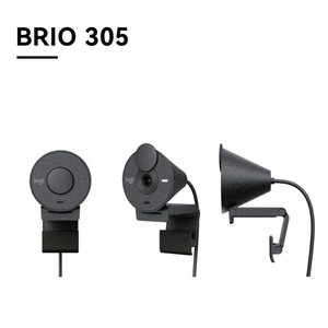 เว็บแคม Logitech Brio 305 1080p พร้อมระบบปรับแสงอัตโนมัติ RightLight 2 ไมโครโฟนตัดเสียงรบกวน ปุ่มปิดกล้องเพื่อความเป็นส่วนตัว เชื่อมต่อผ่าน USB-C สำหรับใช้งานกับ Zoom และ Teams - Product Image 2