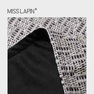 Custom MISSLAPIN Home Decor Sofa Textured Throw Cover Blankets Soft Cotton Bed End Light Luxury Throw Blanket