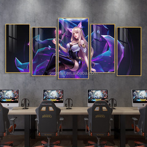 Toile peinture impression personnalisée toile peinture 5 pièces <span class=keywords><strong>dragon</strong></span> ball peinture art ensemble tenture murale décor - Product Image 3