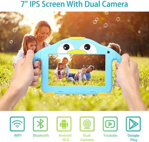 Máy Tính Bảng SSA Touch Kids Màn Hình IPS 7 Inch Độ Phân Giải 1024*600 2GB + 16GB <span class=keywords><strong>Android</strong></span> 10.0 Hỗ Trợ WiFi/BT Máy Tính Bảng Cho Trẻ Em Trẻ Em - Product Image 4