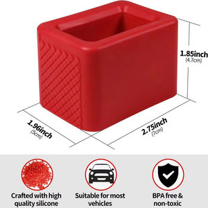 LM LM25511 Dispositivo de Bloqueo de Cinturón de Seguridad para Coche, Soporte con Ranura para Tarjeta, Cubierta Protectora de Silicona para Hebilla, Sujetador de Cinturón para Coche - Product Image 6