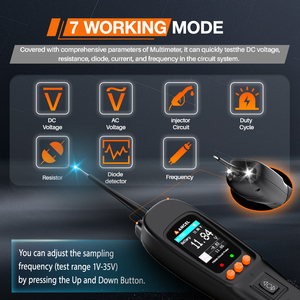 ANCEL PB500 araba pil <span class=keywords><strong>Test</strong></span> cihazı 12V/24V güç probu devre <span class=keywords><strong>Test</strong></span> aleti kiti elektrik entegre otomatik akü sistemi teşhis testi - Product Image 3