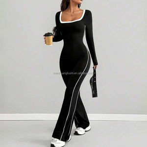 Mono <span class=keywords><strong>de</strong></span> Mujer Personalizado con <span class=keywords><strong>Espalda</strong></span> <span class=keywords><strong>Descubierta</strong></span> y Contraste <span class=keywords><strong>de</strong></span> Color para Damas - Product Image 4