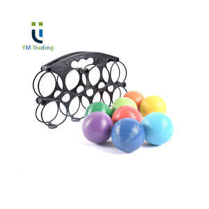 Multi-colore 7 cm <span class=keywords><strong>Bocce</strong></span> Set di <span class=keywords><strong>plastica</strong></span> giocattolo sportivo spiaggia/prato gioco <span class=keywords><strong>Bocce</strong></span> con custodia per bambini e adulti - Product Image 4