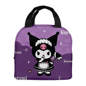Bolsa de Almuerzo Infantil con Diseño de Kuromi, de Gran Capacidad, Aislada, sin Cierre, de Tela <span class=keywords><strong>Oxford</strong></span>, Tipo Bento - Product Image 5